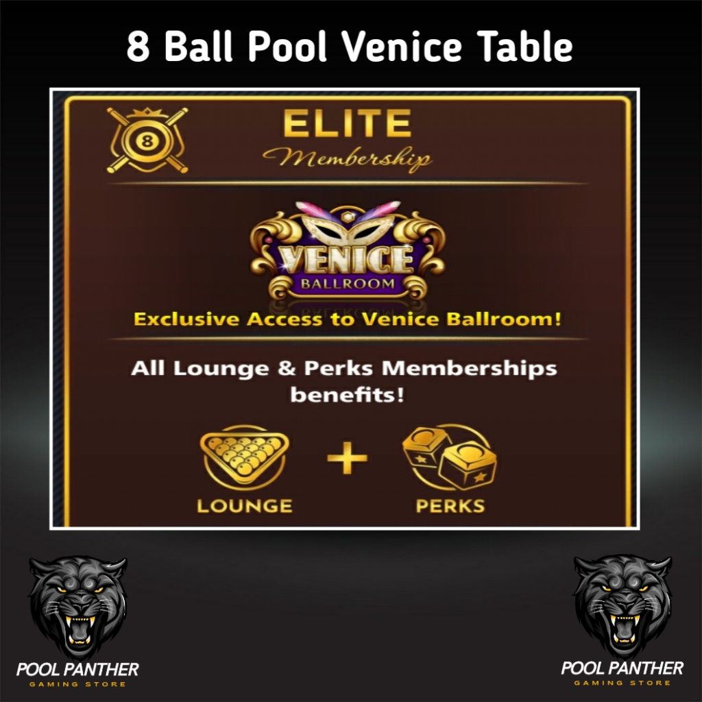 8 ball pool Venice table